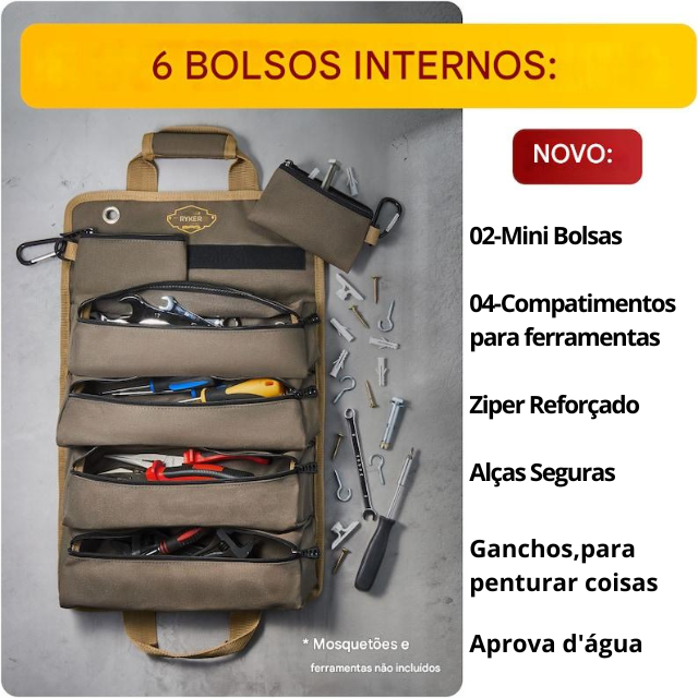Bolsa Organizadora de Ferramentas Profissional