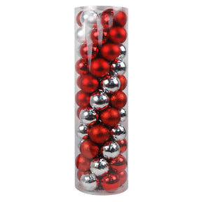Kit Bolas Natalinas Decoração para Natal 55 Peças