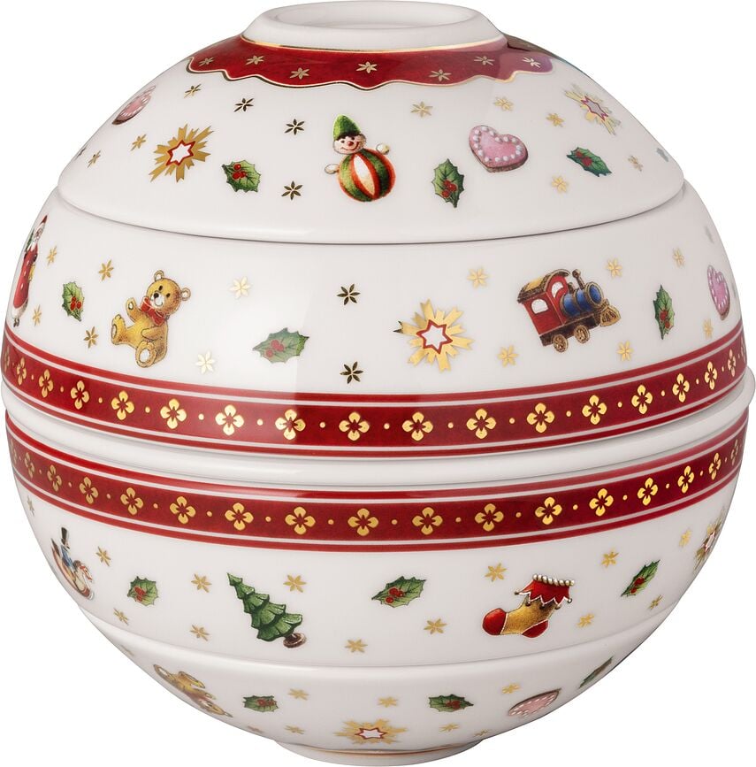 Jogo de Pratos em Porcelana 7 Peças (Edição Natal Limitada)