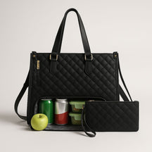 Bolsa Feminina de Couro funcional 3 em 1 - De Luxo