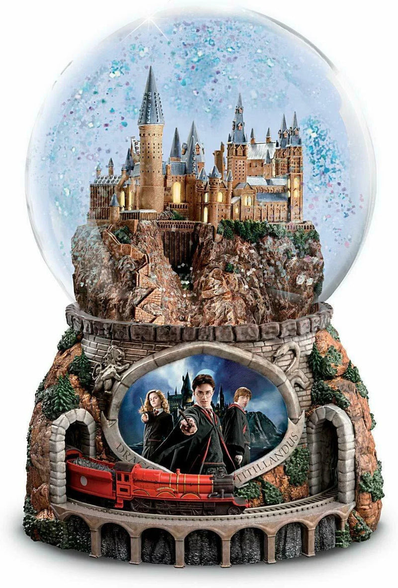 Globo de Neve musical harry com Trem Giratório