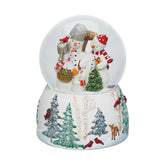Família de bonecos de neve Bonecos de neve Globo de neve