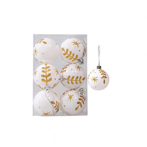 Kit 6 Peças Bolas De Natal