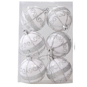 Kit 6 Peças Bolas De Natal